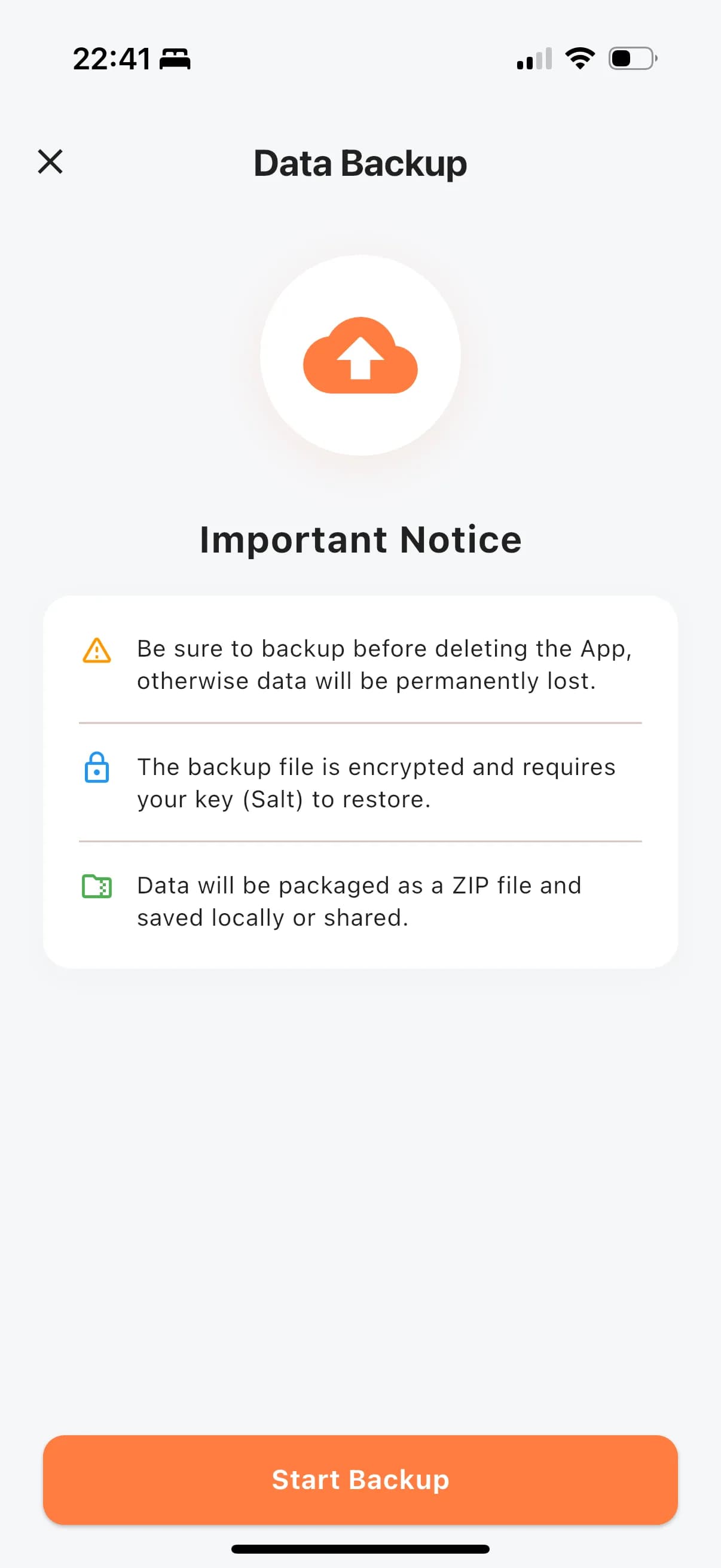备份与迁移 · 成长记录不会因为换手机中断